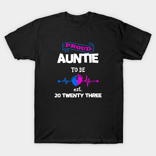 Promoted to Auntie T-Shirt by A Zee Marketing